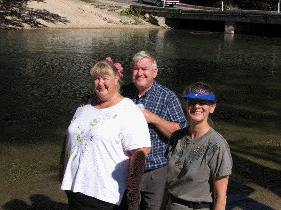 At the river in Gruene