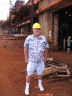 A sugar cane mill worker