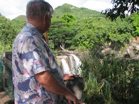 One of Kauai's water falls
