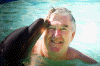 Pete getting a wet kiss