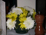 Fresh flowers on the table