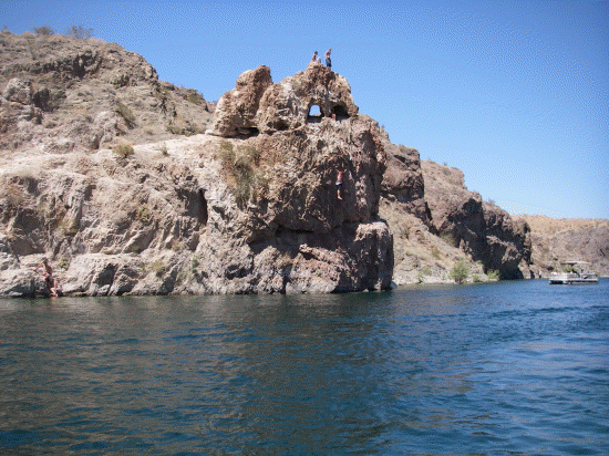 Big jumping rock