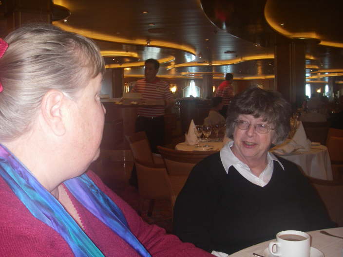 The dining room