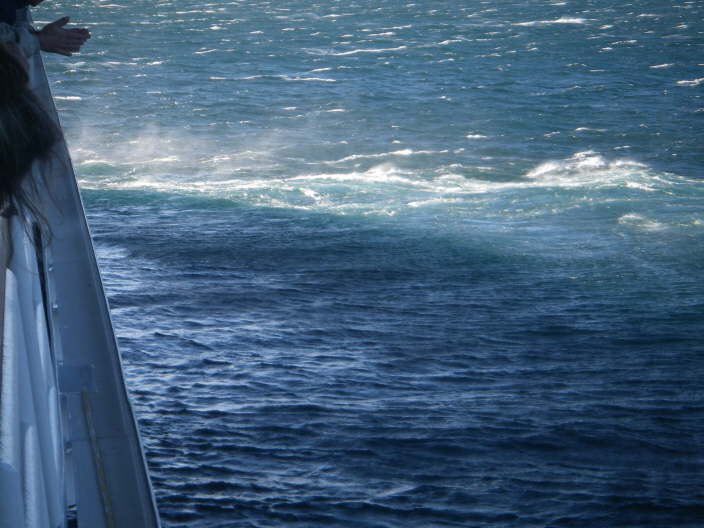 Wind off the bow