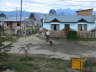 Washing the street