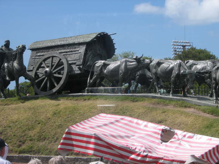 Bronze statue